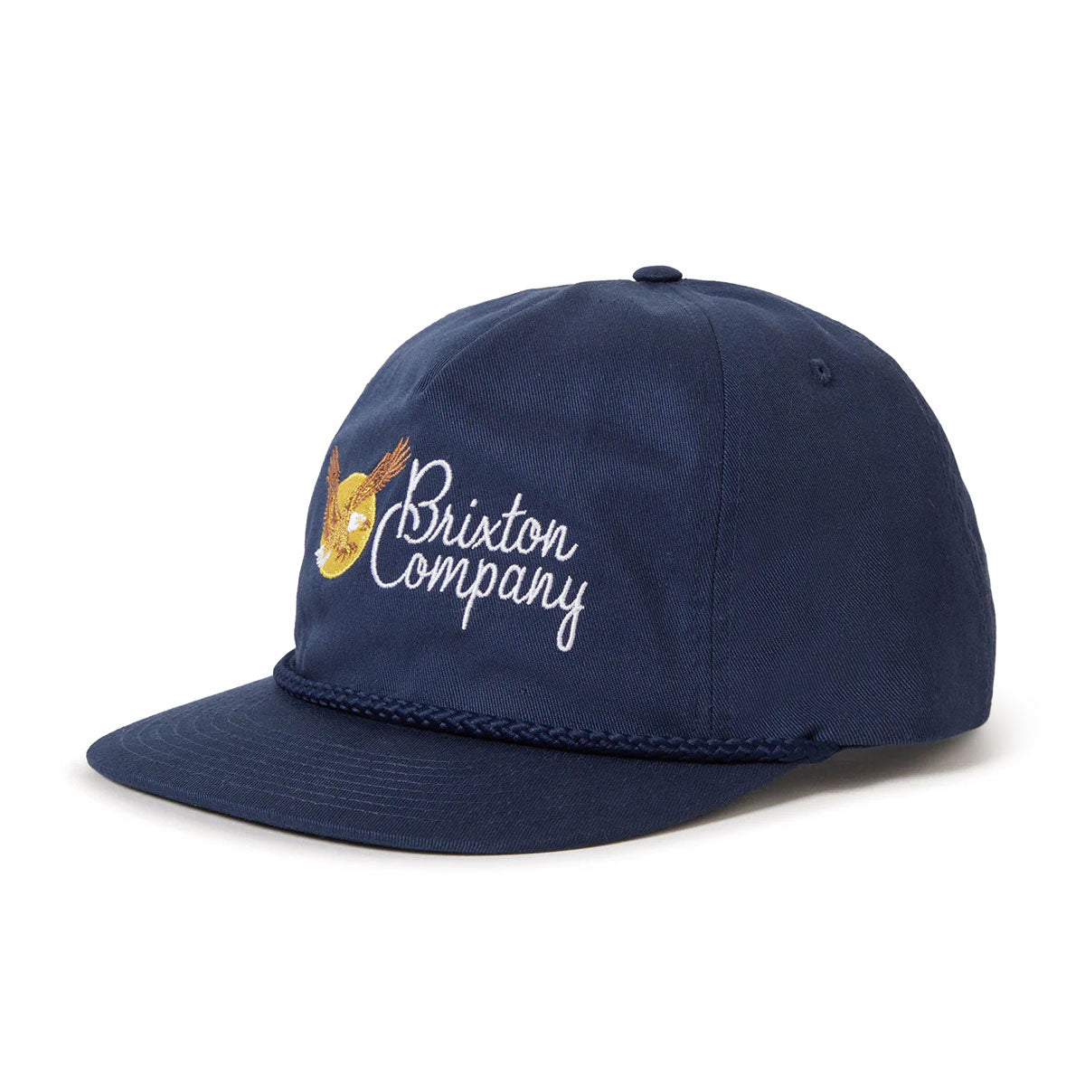 Brixton Soar Hp Snapback Hat - Washed Navy image 1