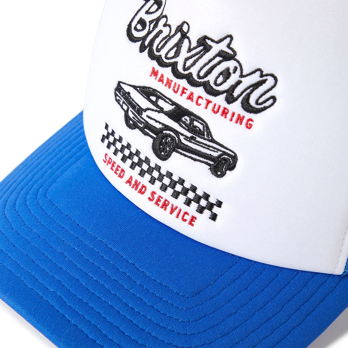 Brixton Speed And Service Np Hp Trucker Hat - Electric Blue image 3