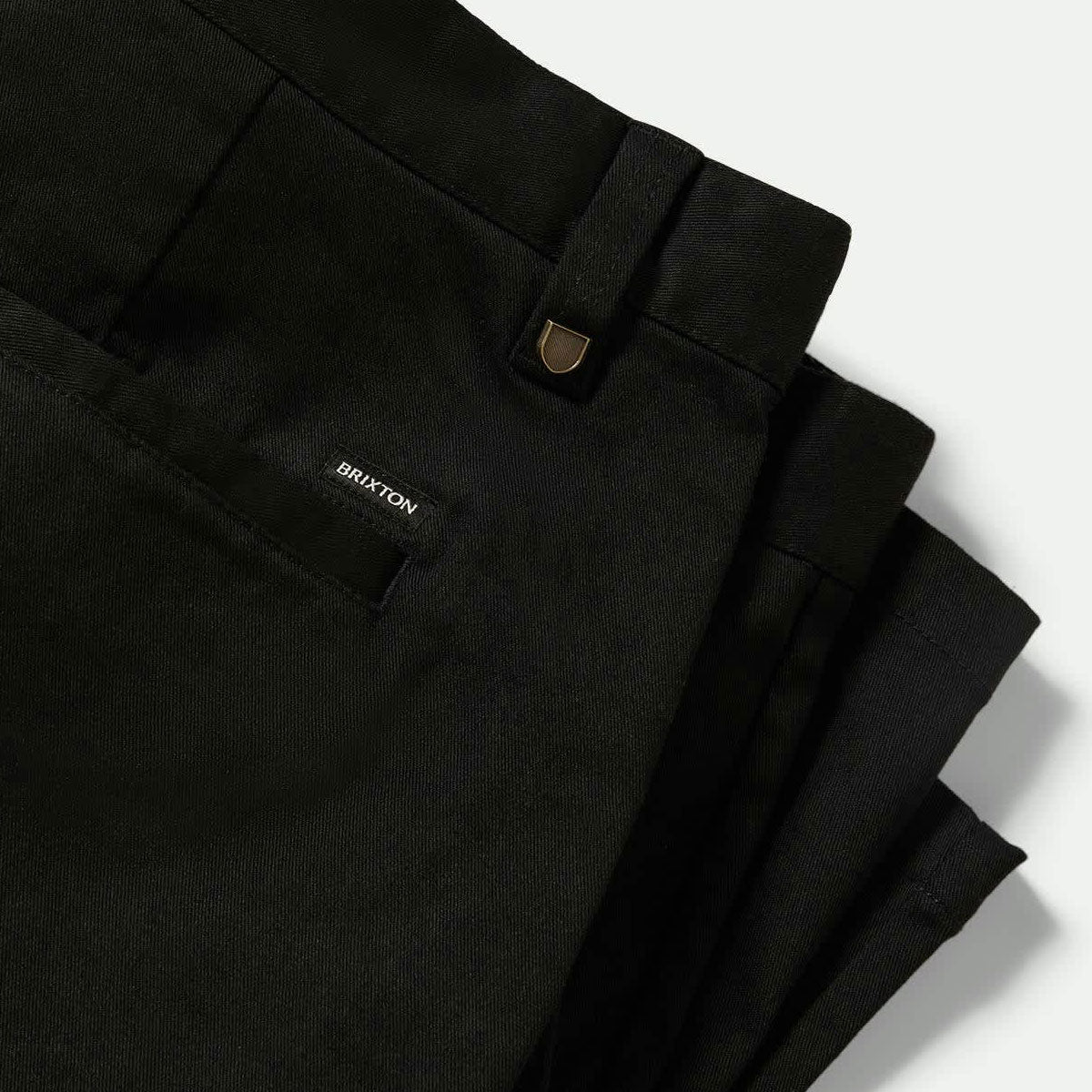 Brixton Choice Chino Baggy Shorts - Black image 4