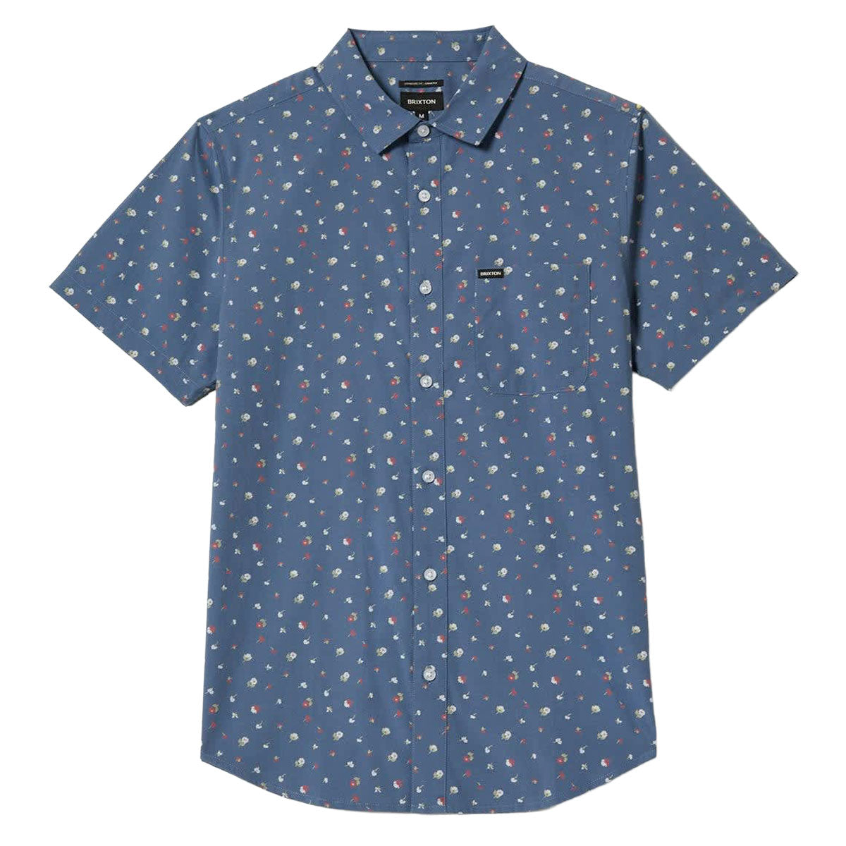 Brixton Charter Print Shirt - Bering Sea/Micro Floral image 3