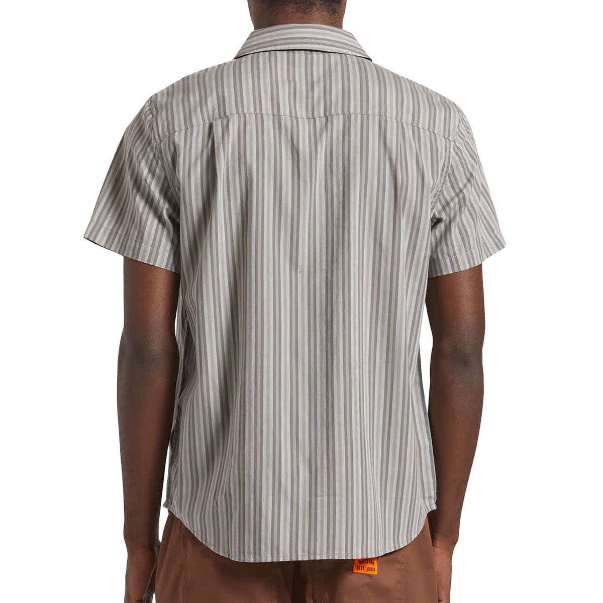Brixton Charter Stripe Shirt - Charcoal Grey image 2