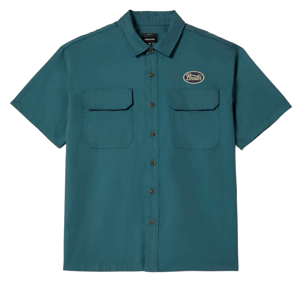 Brixton Mechanics Cru Shirt - Night Sage image 1
