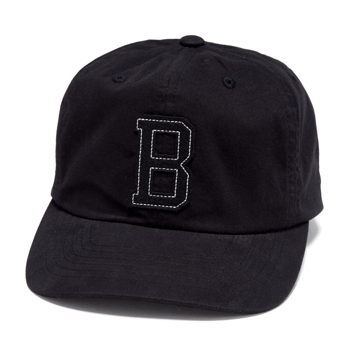 Brixton Big B Mp Cap Hat - Black/Black/Off White image 1