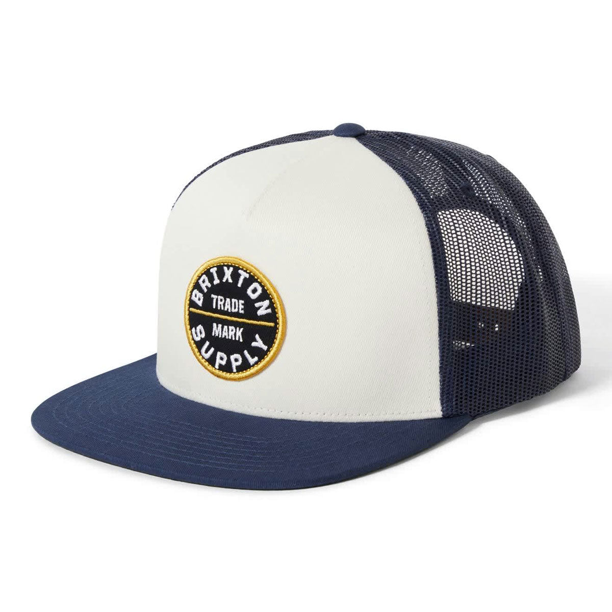 Brixton Oath Mp Trucker Hat - Mood Indigo/Off White/Mood Indigo image 1