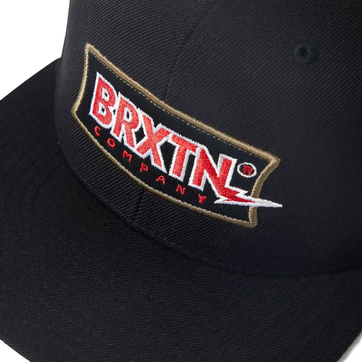 Brixton Lightning Mp Snapback Hat - Black image 3