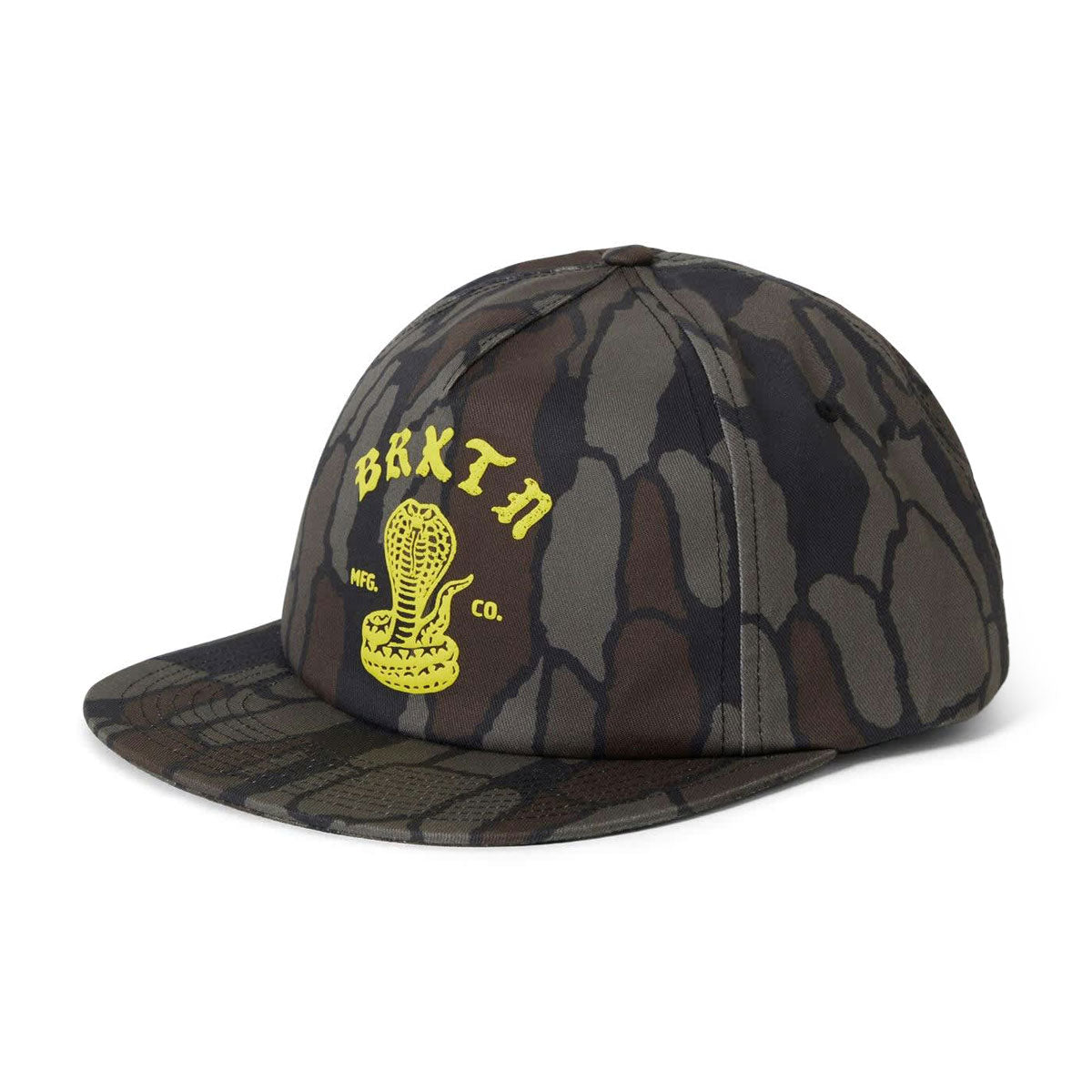 Brixton Darver Hp Snapback Hat - Bark Camo image 1