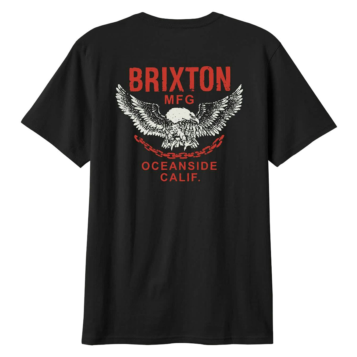 Brixton Waller T-Shirt - Black Worn Wash image 1