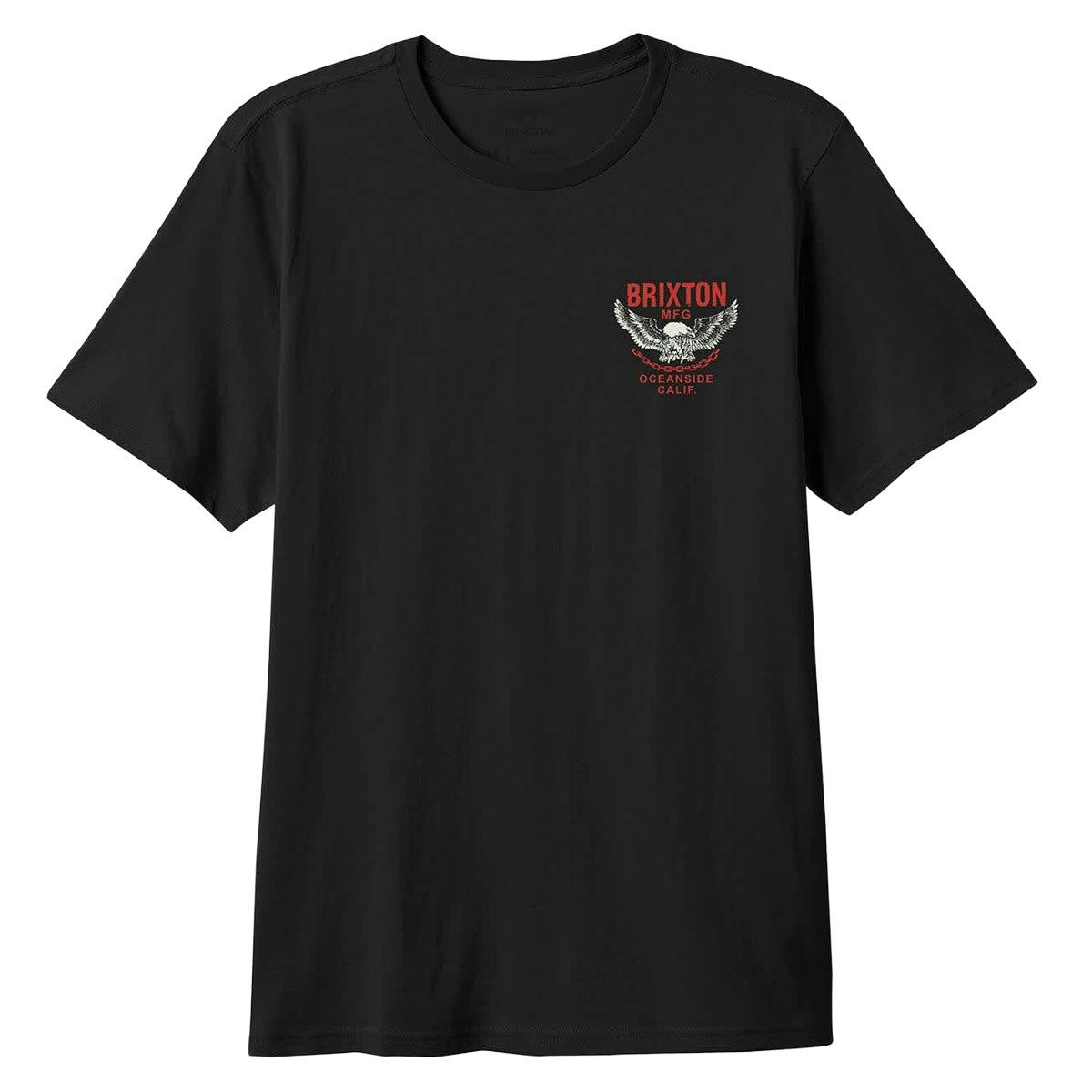 Brixton Waller T-Shirt - Black Worn Wash image 2
