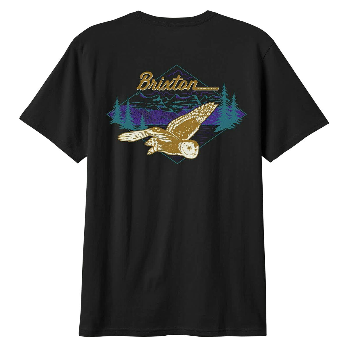 Brixton Driftway Tailored T-Shirt - Black image 1
