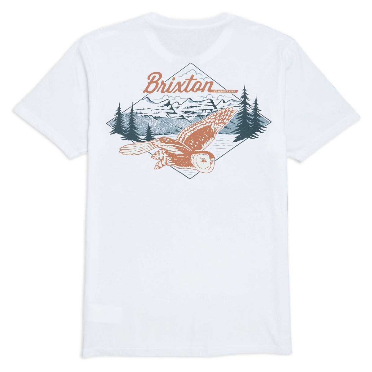Brixton Driftway Tailored T-Shirt - White image 1