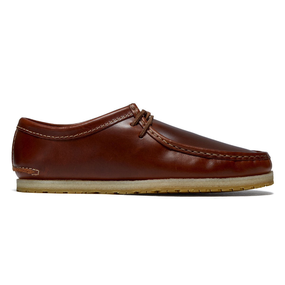 Clarks Godney Lace Shoes - Brown Leather image 1