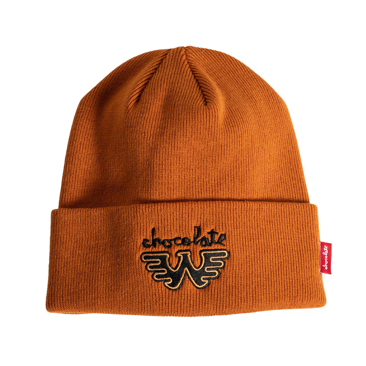 Chocolate x Waylon W Tight Cuff Beanie - Orange image 1