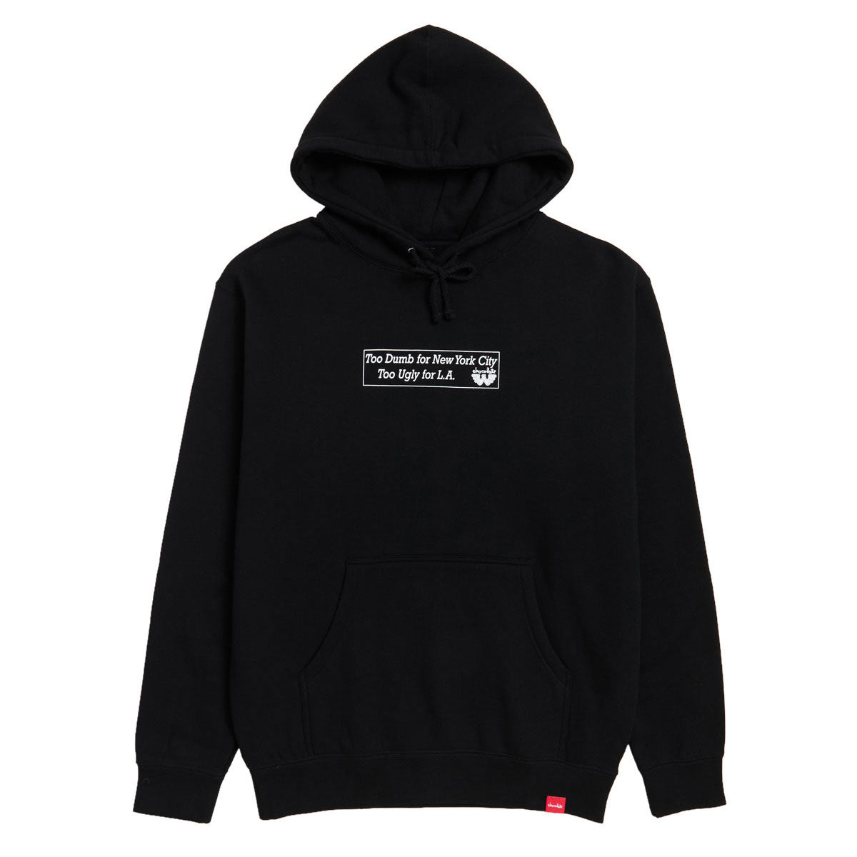 Chocolate x Waylon Too Dumb Hoodie - Black image 1