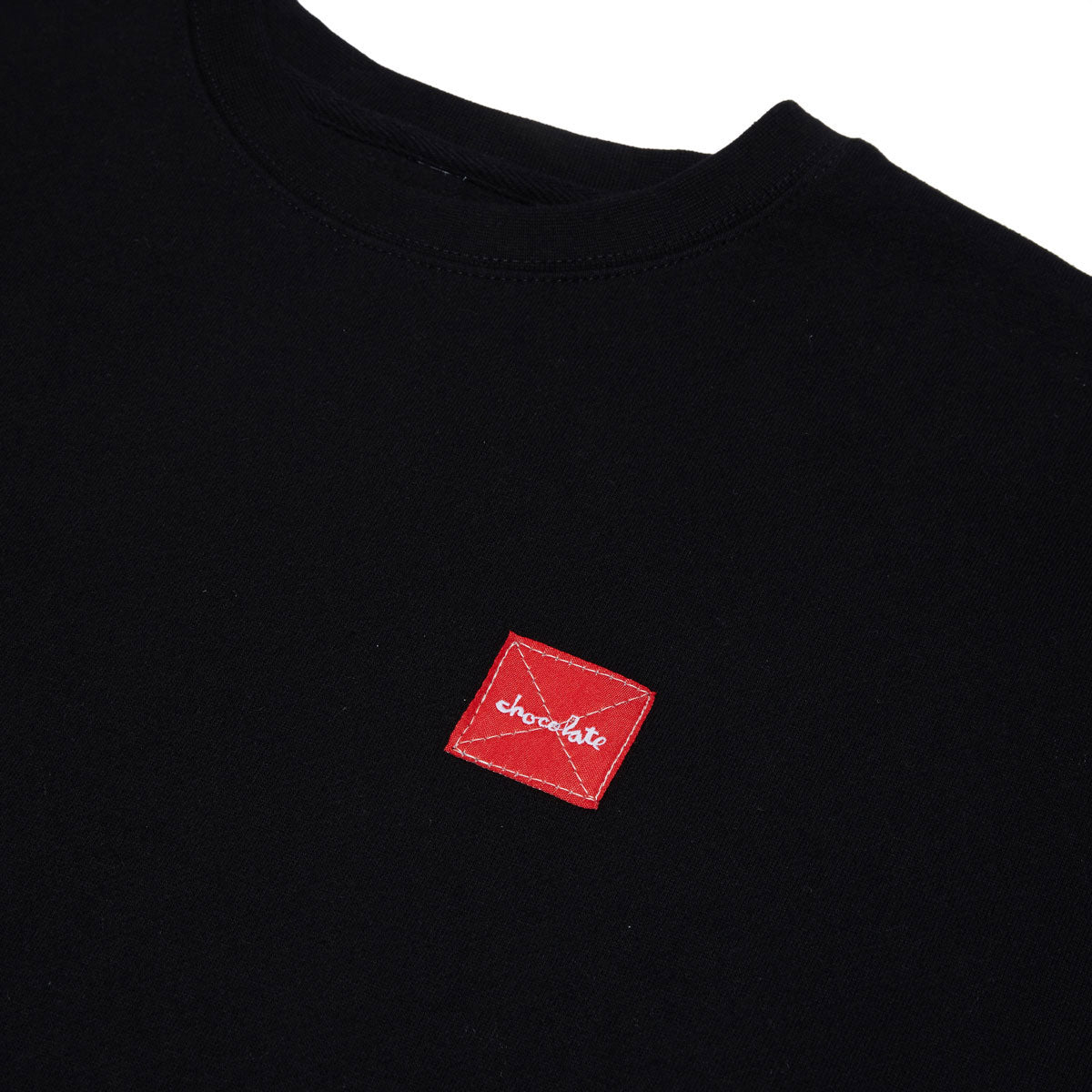Chocolate Square Label Crew Sweatshirt - Black image 2