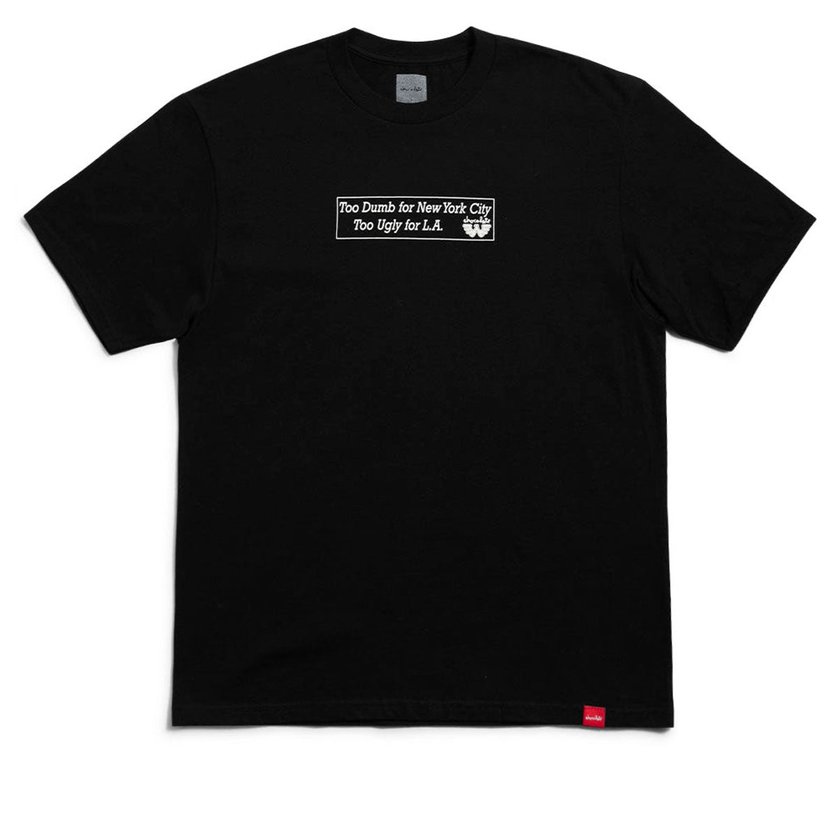 Chocolate x Waylon Too Dumb T-Shirt - Black image 1