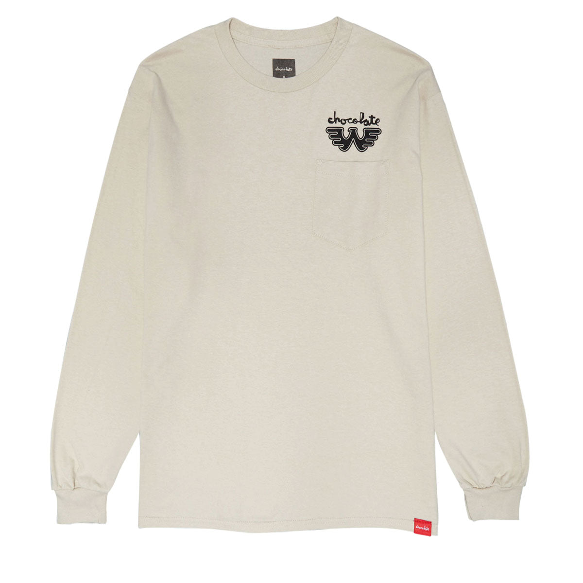 Chocolate x Waylon W Long Sleeve Pocket T-Shirt - Sand image 1
