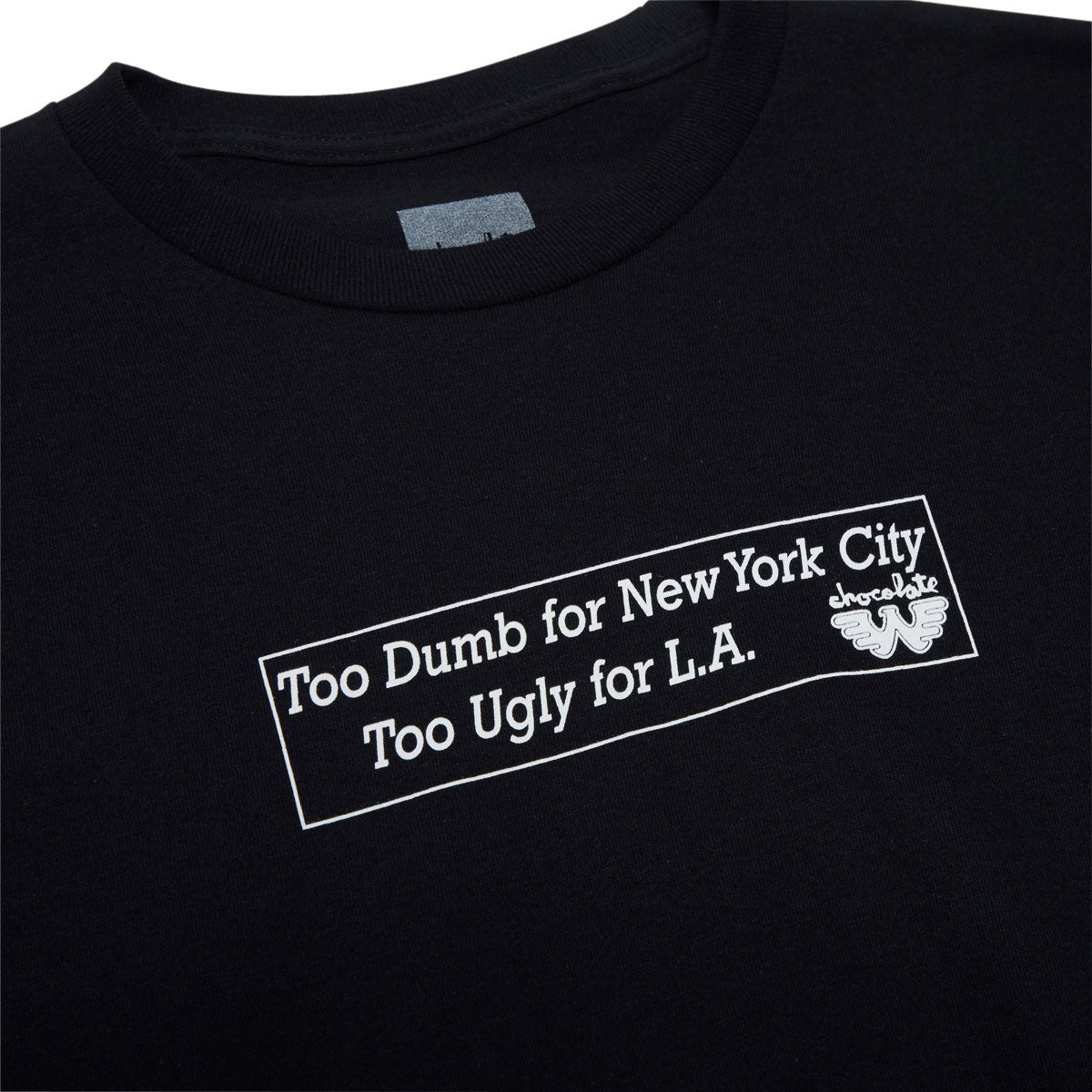 Chocolate x Waylon Too Dumb Long Sleeve T-Shirt - Black image 2
