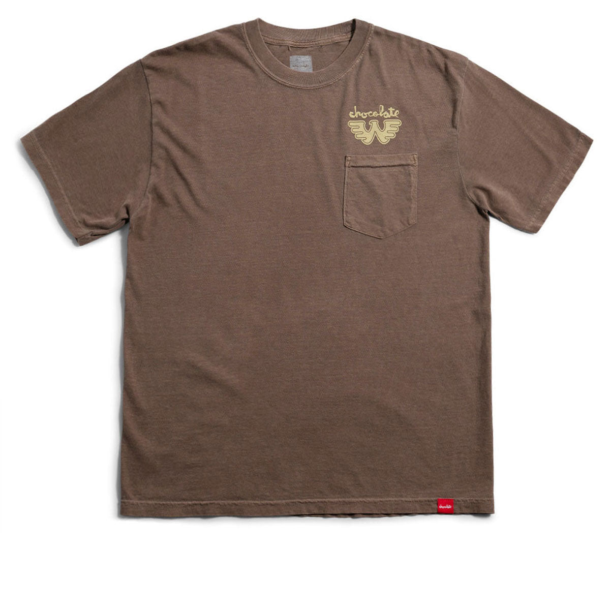 Chocolate x Waylon W Pocket T-Shirt - Brown image 1