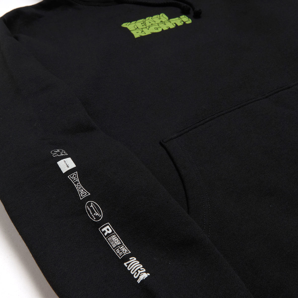 Girl Yeah Right Hoodie - Black 2025 image 2