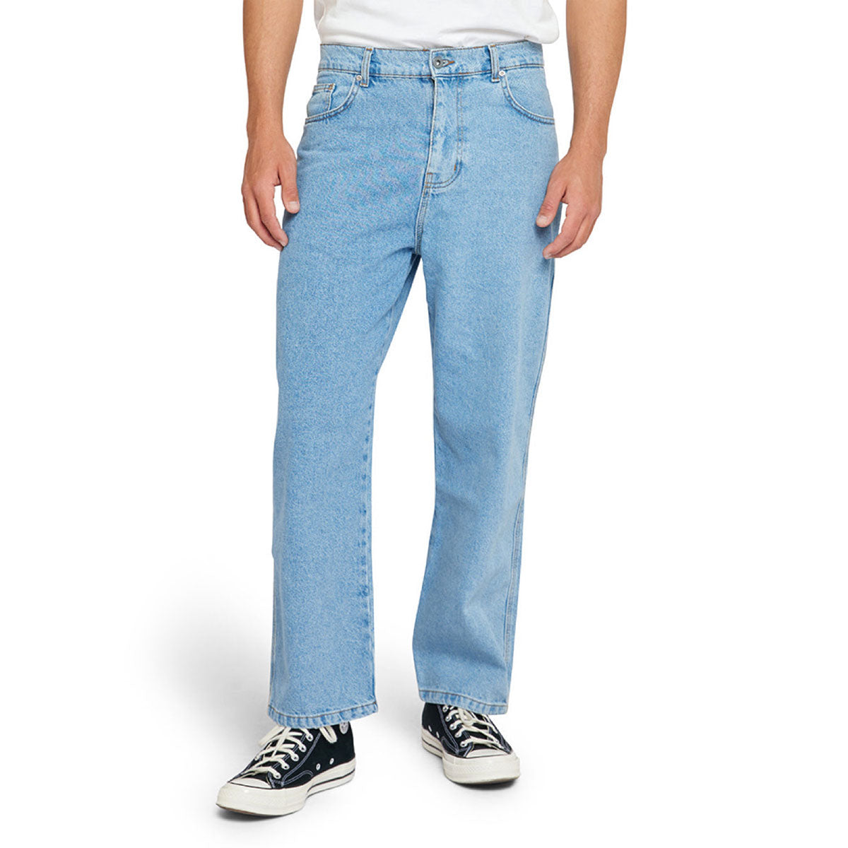 Deus Ex Machina Omaha Relaxed Jeans - Light Stone image 1