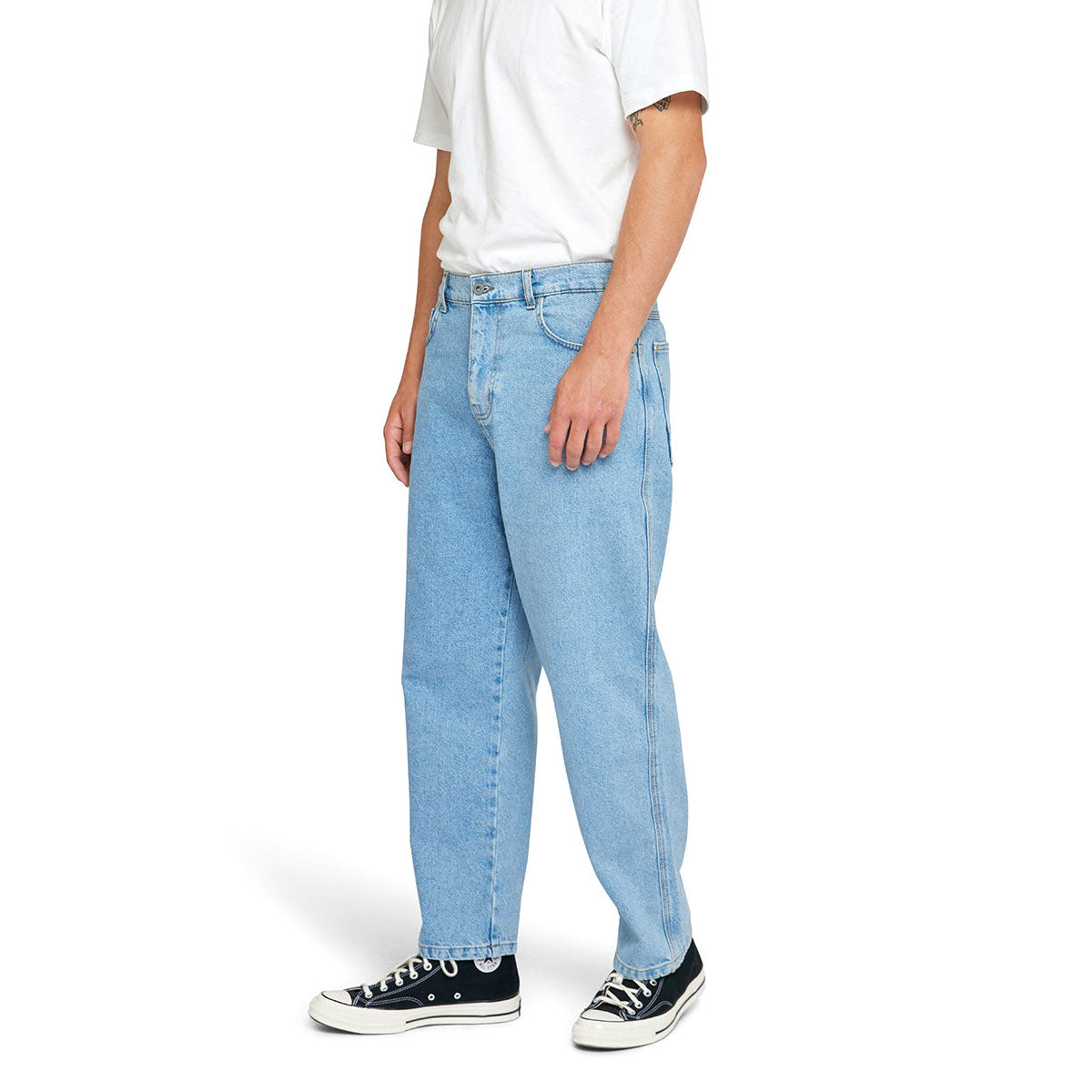 Deus Ex Machina Omaha Relaxed Jeans - Light Stone image 3
