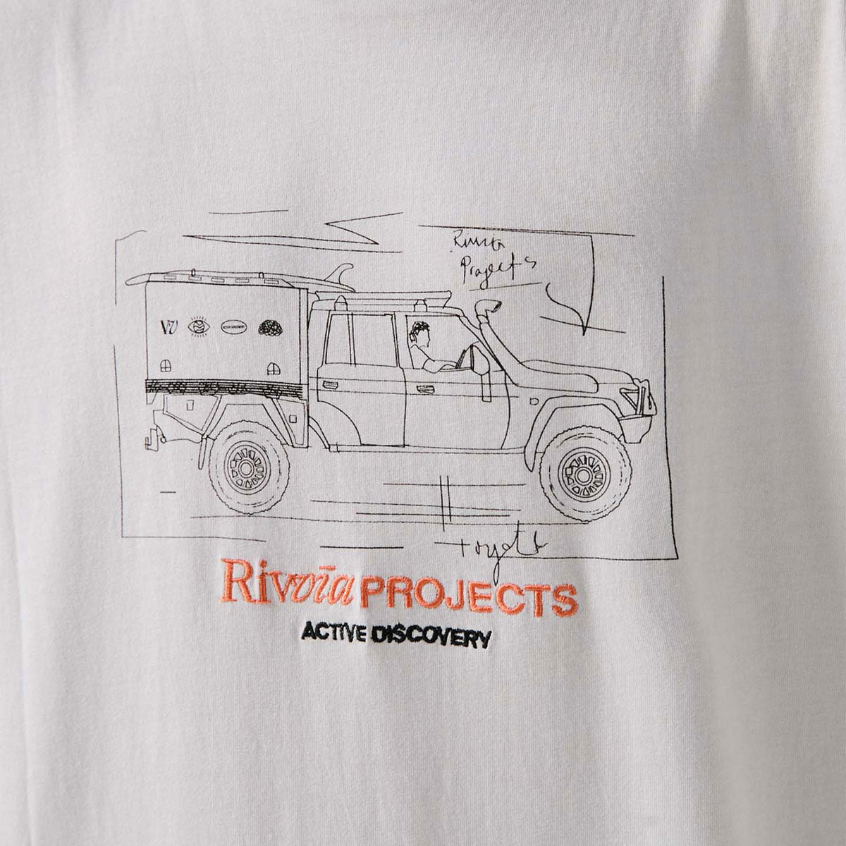 Rivvia Off Road T-Shirt - Off White image 5
