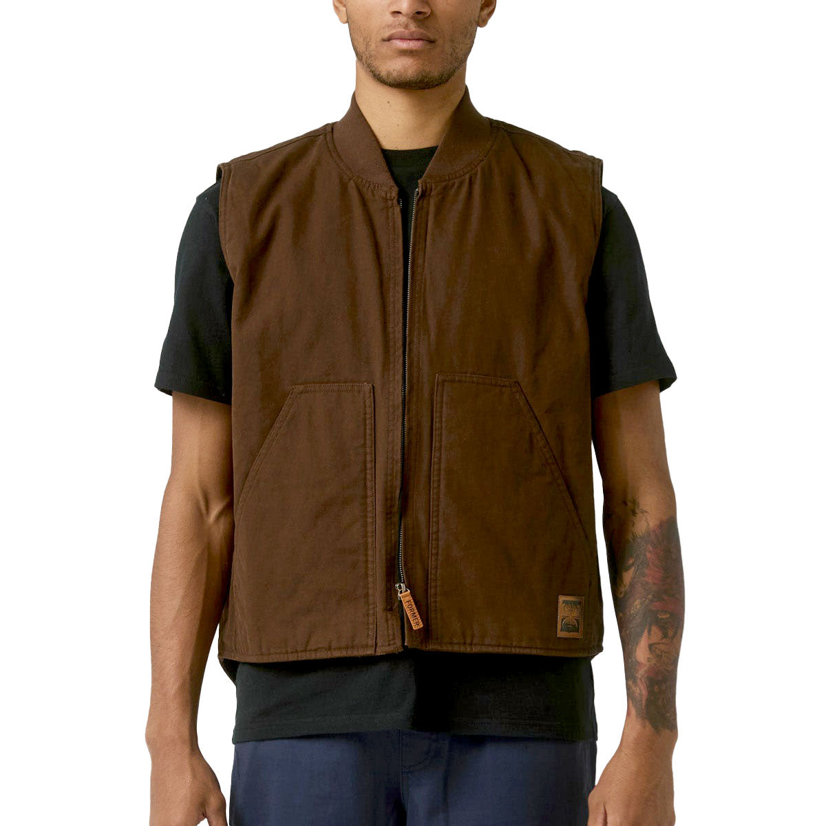 Former VT Canvas Vest - Brown image 1
