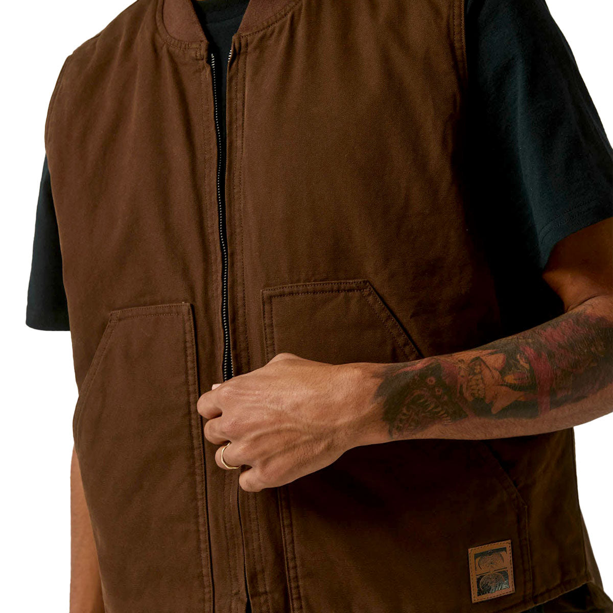 Former VT Canvas Vest - Brown image 3