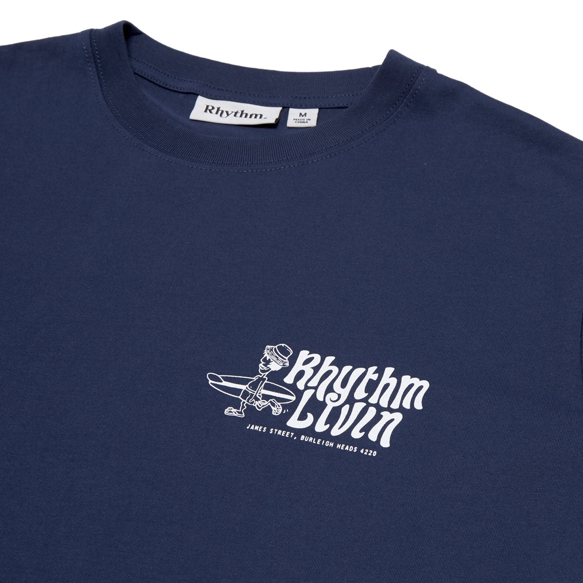 Rhythm Livin T-Shirt - Navy image 2