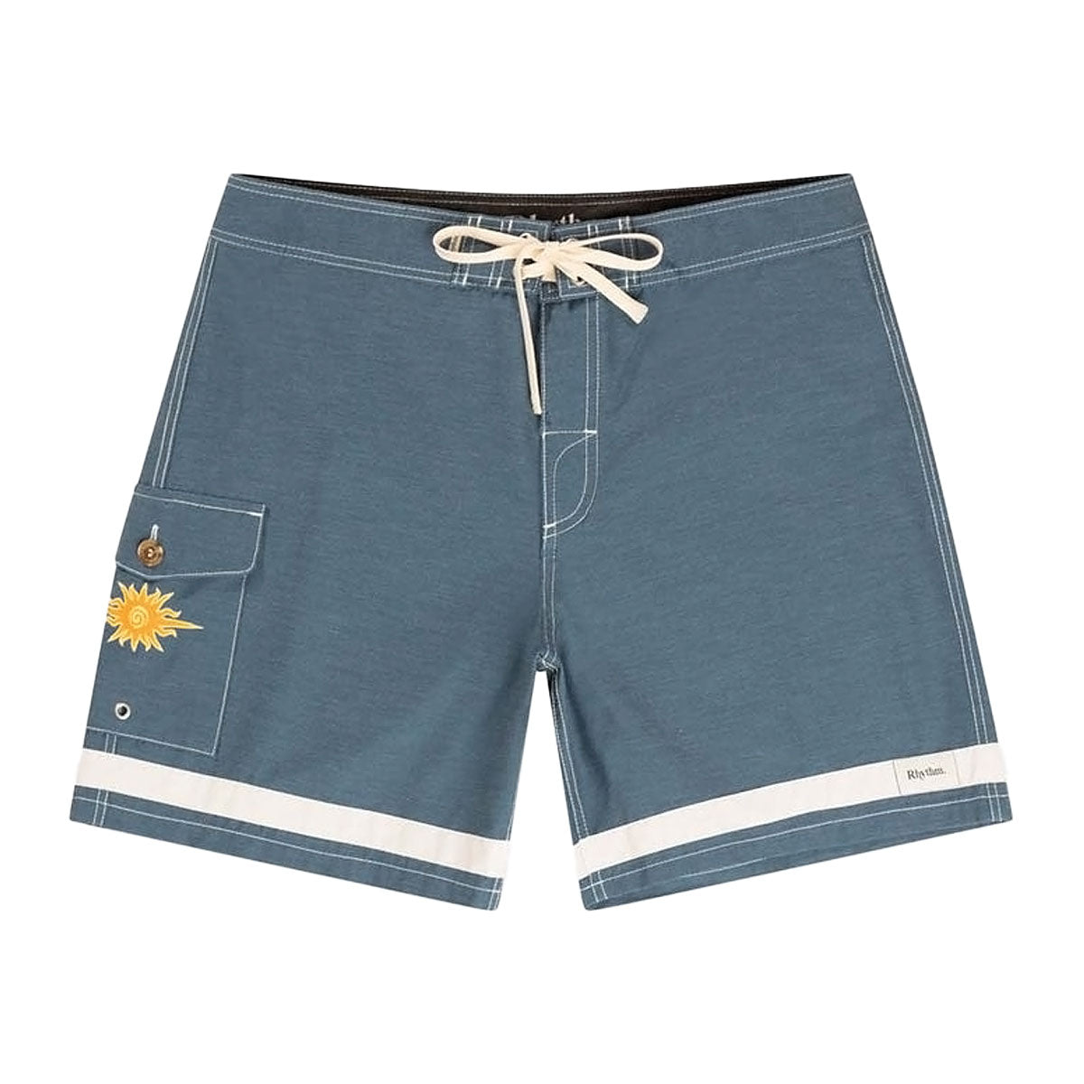 Rhythm Signature Stripe Boardshorts - Navy image 1
