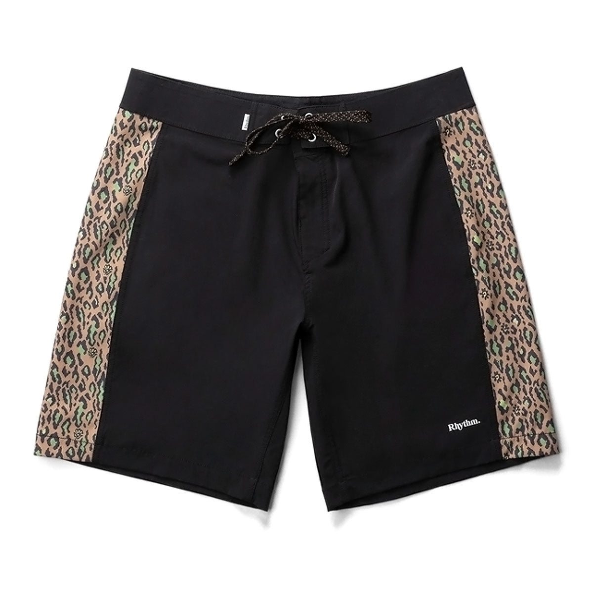 Rhythm Leo Panel Boardshorts - Black image 1