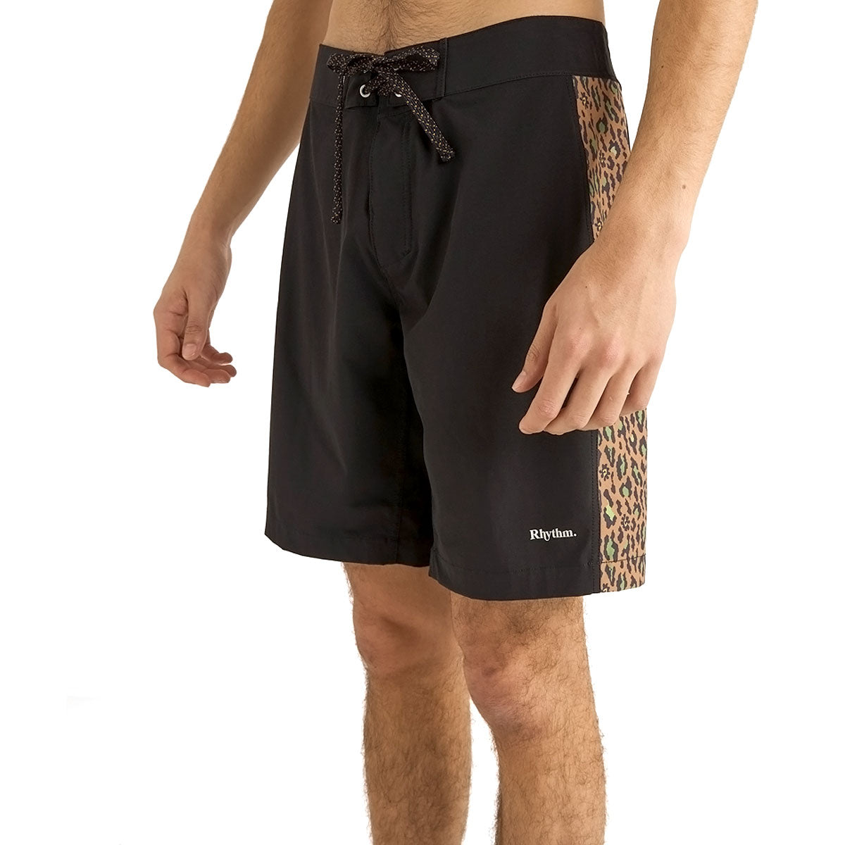 Rhythm Leo Panel Boardshorts - Black image 2