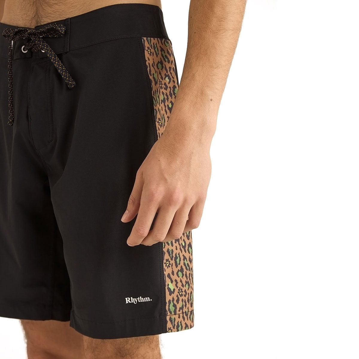 Rhythm Leo Panel Boardshorts - Black image 4