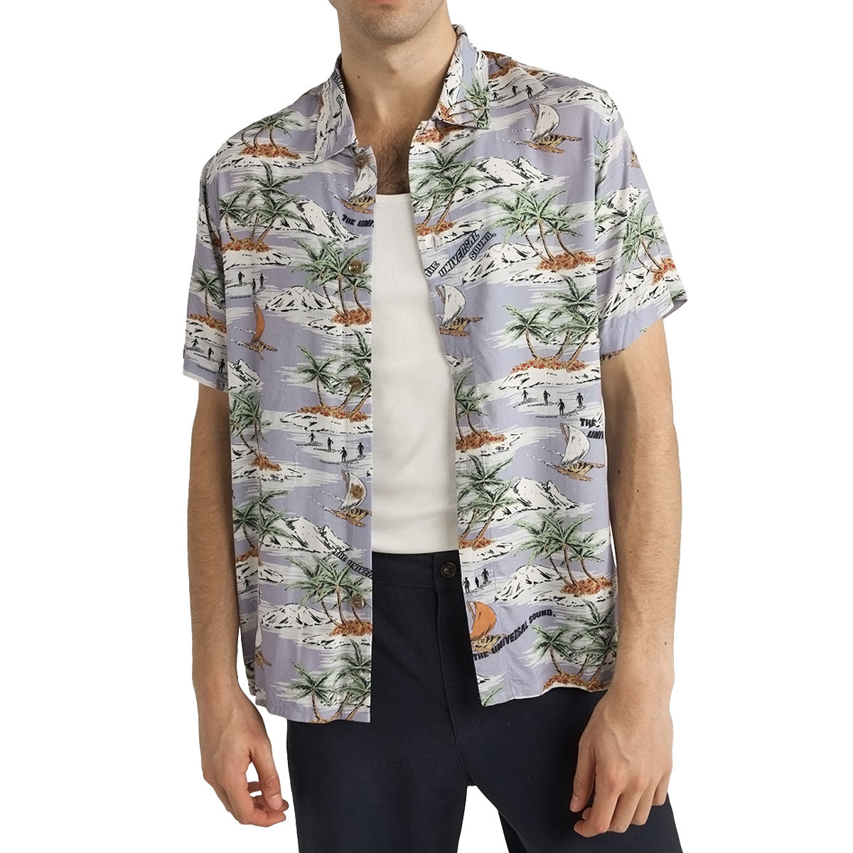 Rhythm Tropical Shirt - Mist image 1