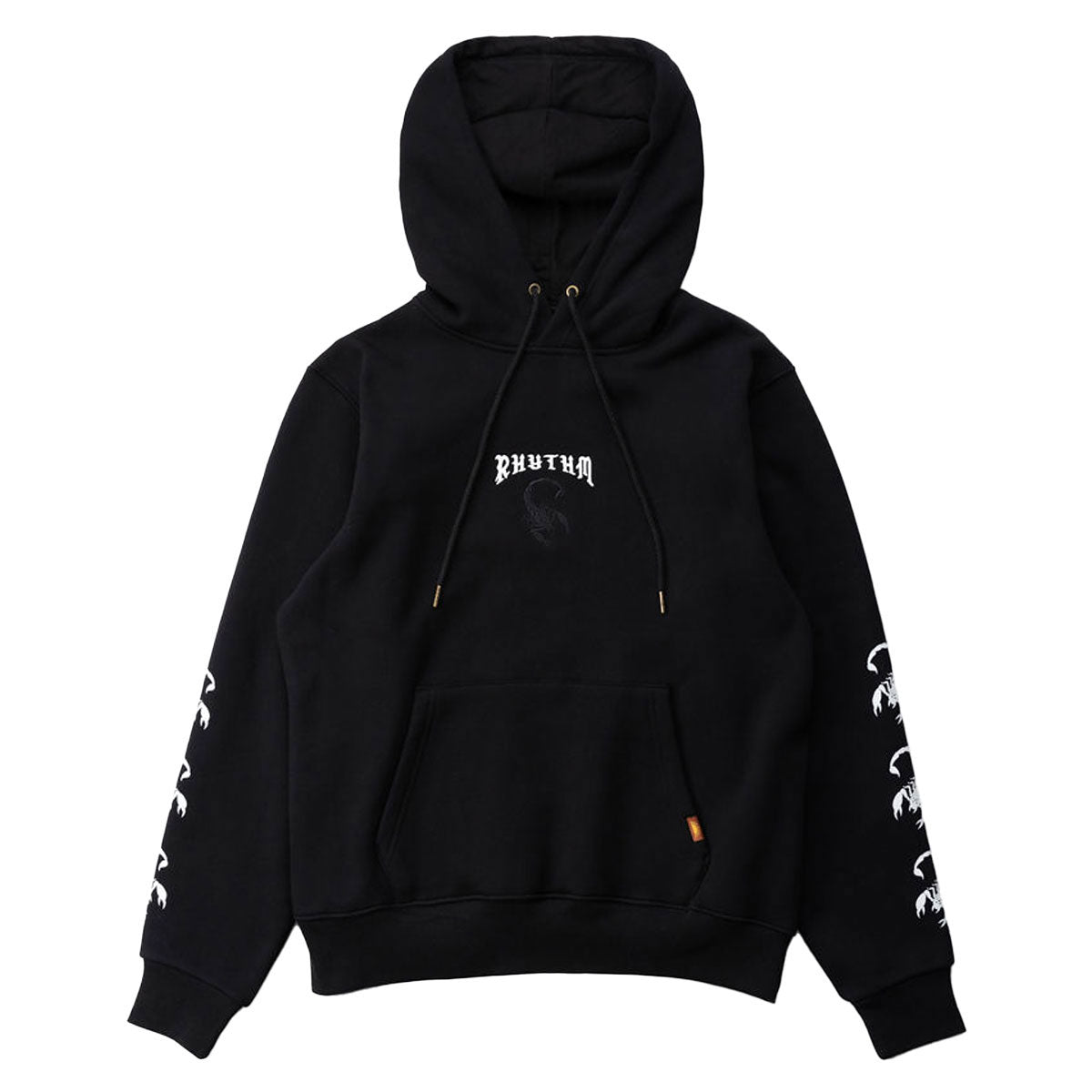 Rhythm Scorpion Heavyweight Fleece Hoodie - Black image 1