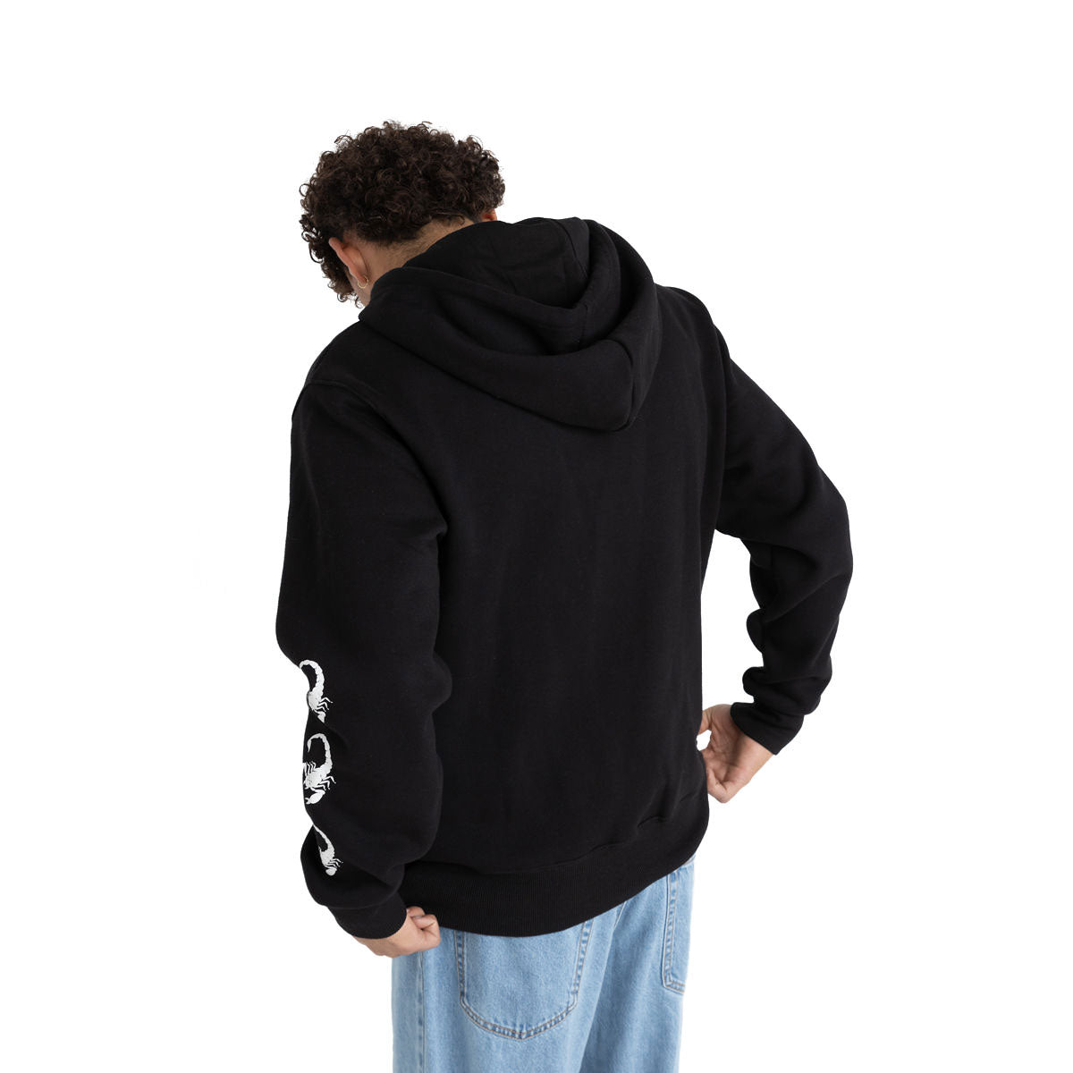 Rhythm Scorpion Heavyweight Fleece Hoodie - Black image 4