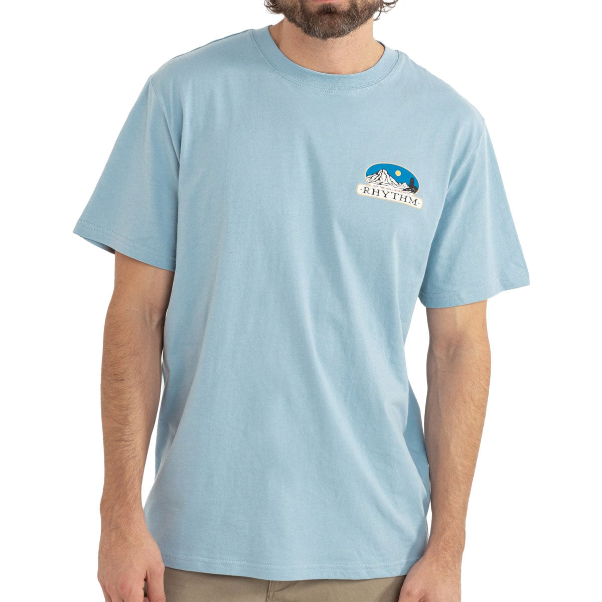 Rhythm Horizon T-Shirt - Dusty Blue image 3