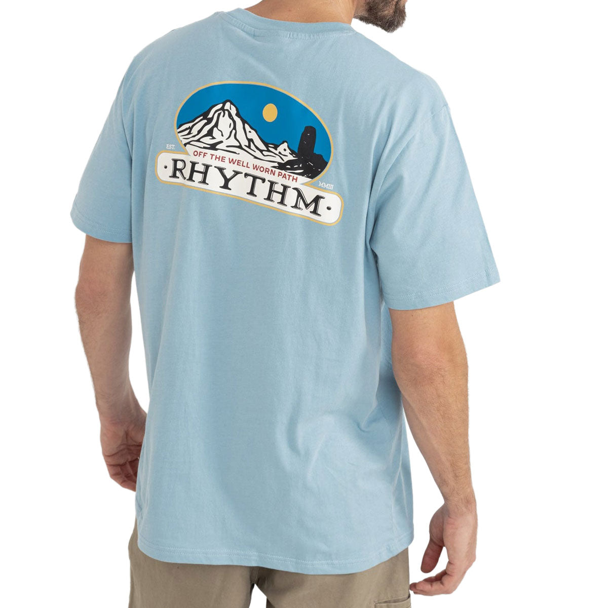 Rhythm Horizon T-Shirt - Dusty Blue image 4