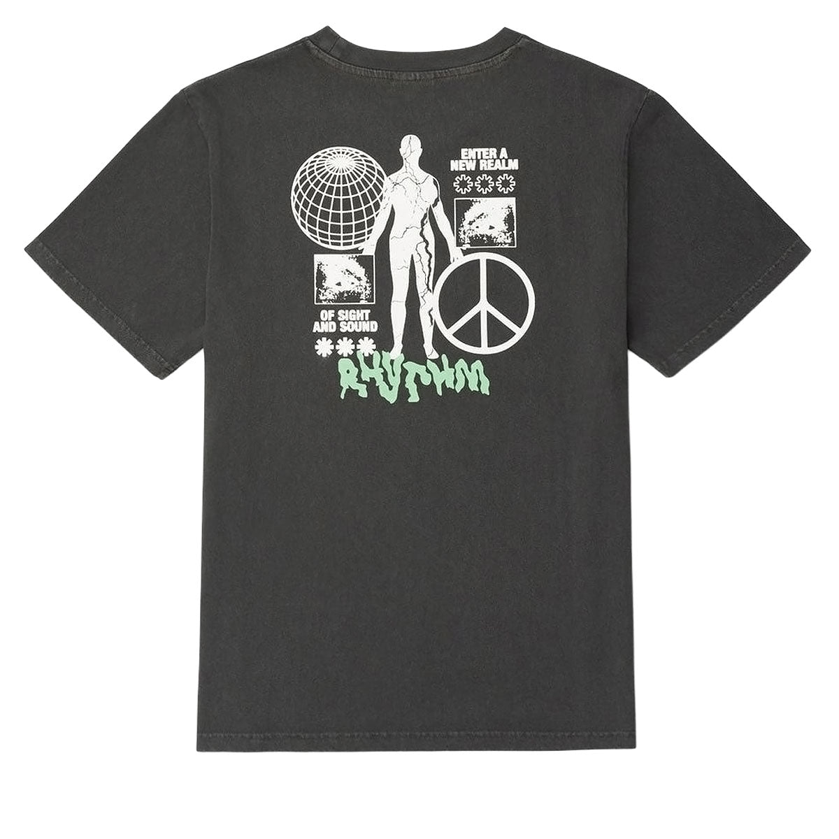 Rhythm New Realm Vintage T-Shirt - Vintage Black image 2
