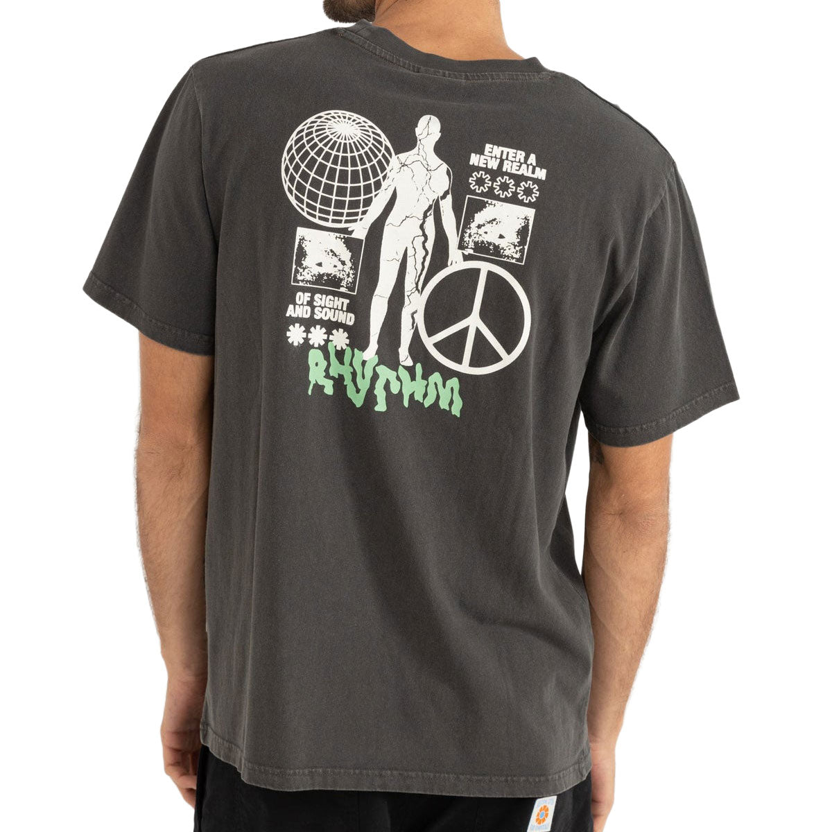 Rhythm New Realm Vintage T-Shirt - Vintage Black image 4
