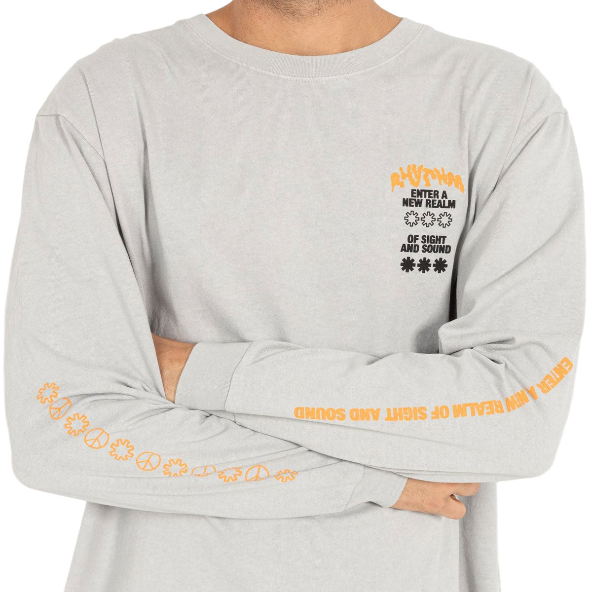 Rhythm New Realm Vintage Long Sleeve T-Shirt - Stone image 3