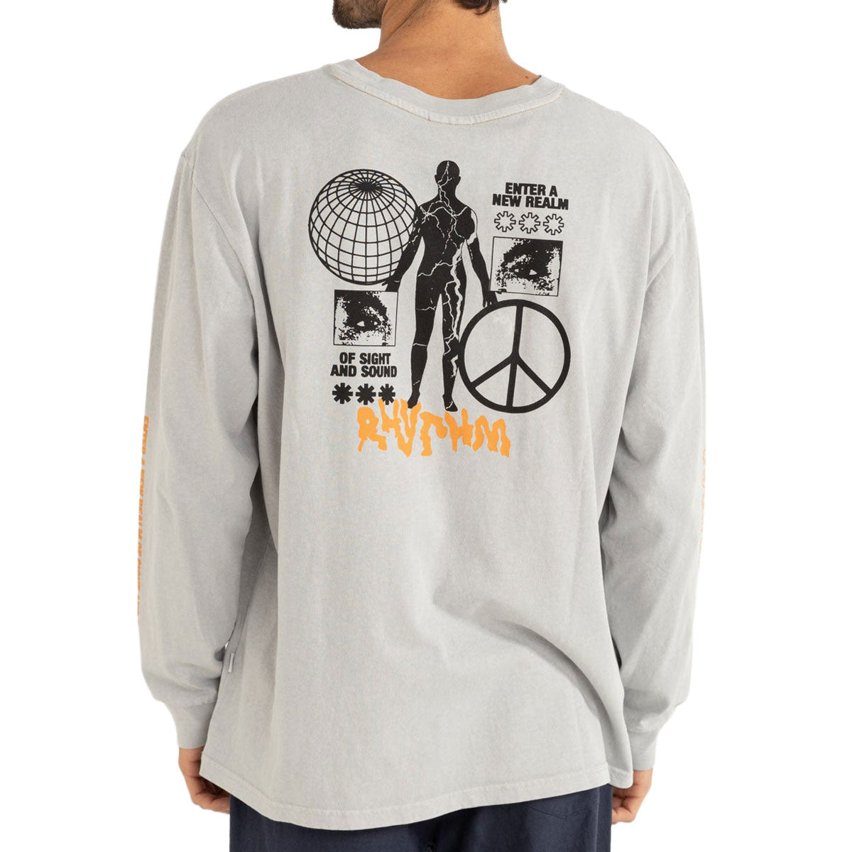 Rhythm New Realm Vintage Long Sleeve T-Shirt - Stone image 4