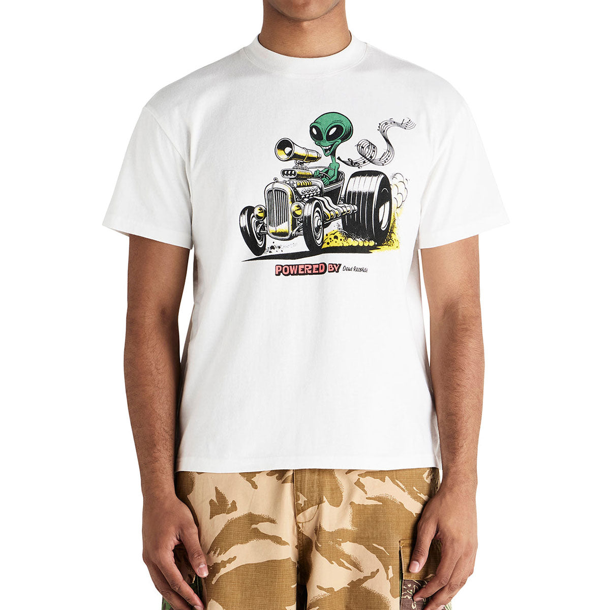Deus Ex Machina Celestial Rod T-Shirt - Vintage White image 4