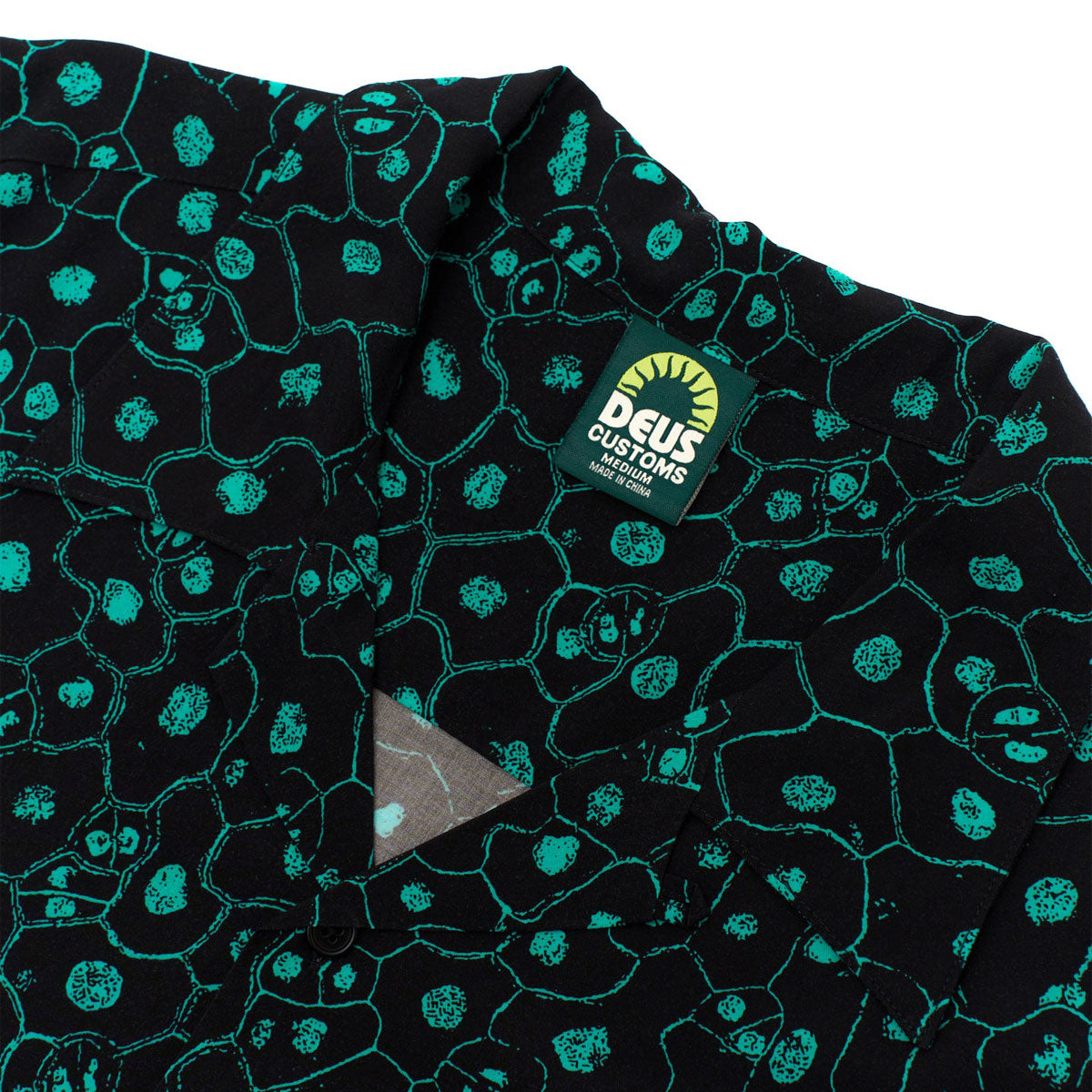Deus Ex Machina Plant Cell Shirt - Biscay Green image 4