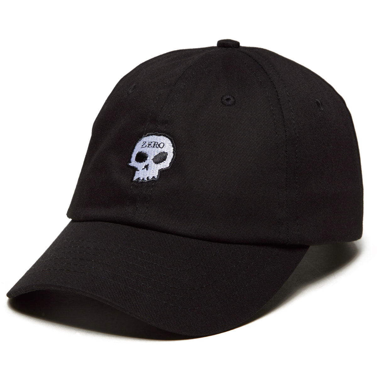 Zero Single Skull Dad Hat - Black image 1