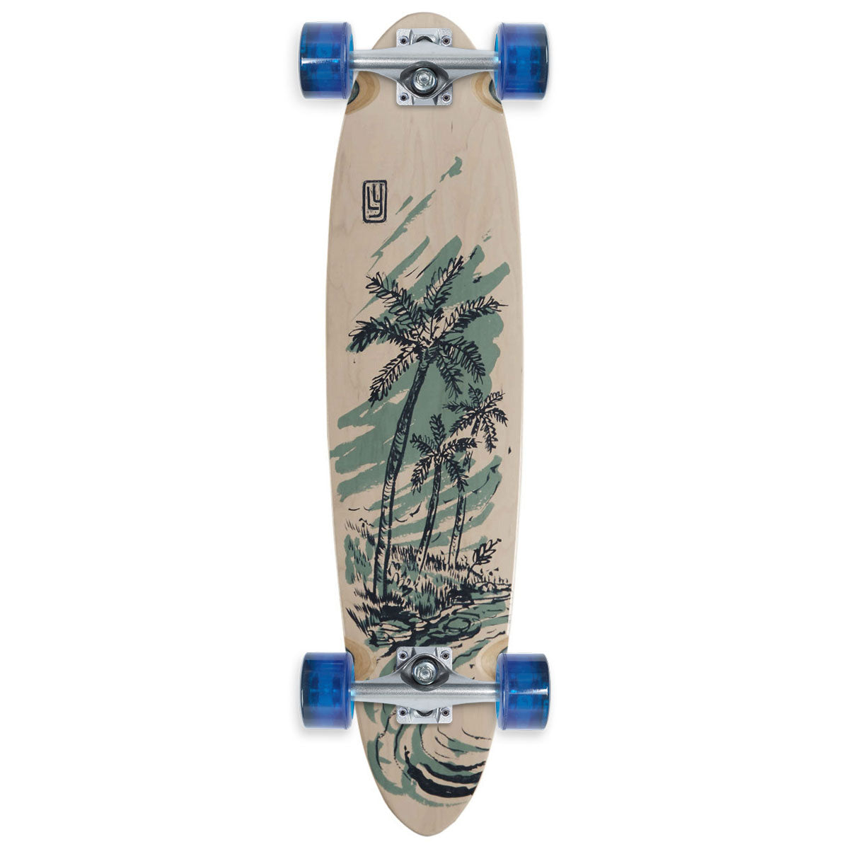 Landyachtz Dipper Postcard Longboard Cruiser Complete image 1