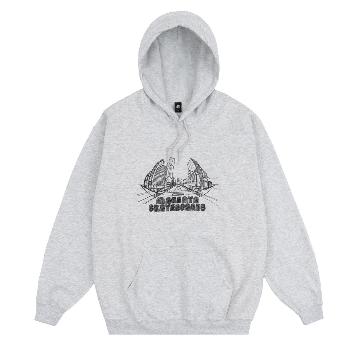 Magenta 3D Hoodie - Ash image 1