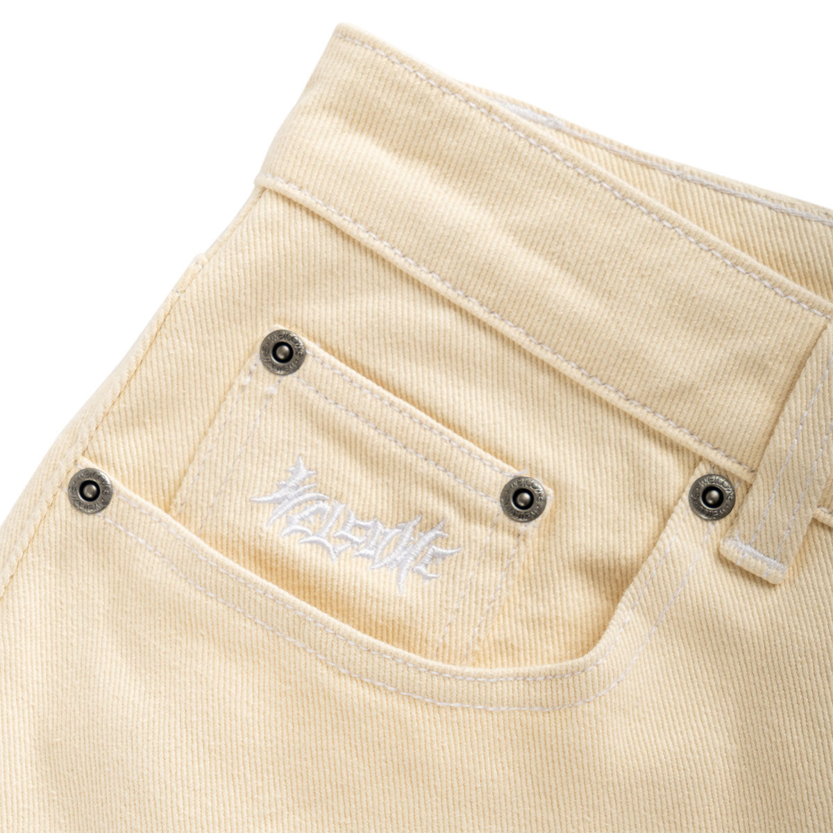 Welcome Immortal Loose Straight Denim Jeans - Natural image 3