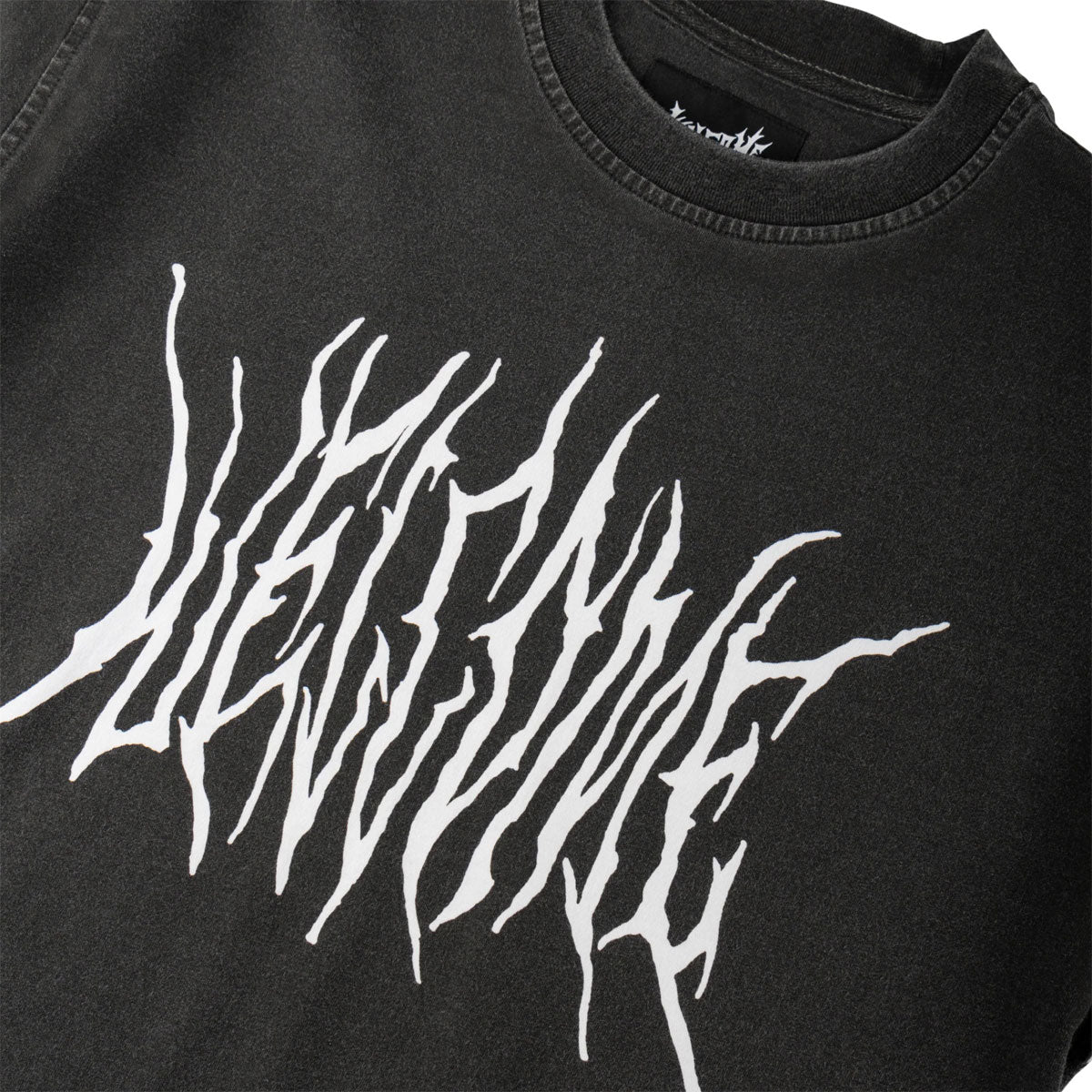 Welcome Screen Overprint Knit T-Shirt - Black/White image 2