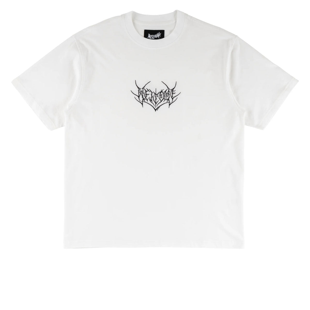 Welcome Splinter Knit T-Shirt - White image 1